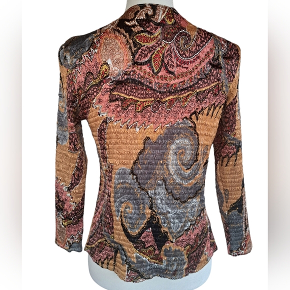 Alberto Makali Vibrant Patterned Jacket - Picture 3 of 7